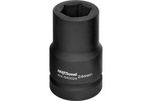 Головка  24мм AV Steel 6-гранная 1"