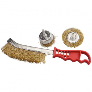 Набор щеток для дрели со шпильками 3 шт. Matrix