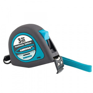 Рулетка  3м*16 мм GROSS Ergonomisch
