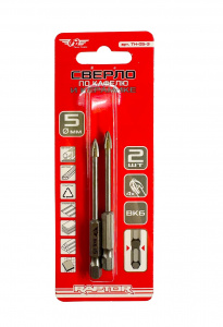 Сверло по кафелю и керамике шестигранник  5мм крест (4 резца) ТТ 2 шт