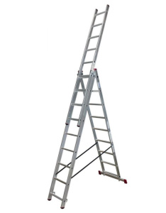 Лестница алюминиевая 3 секц.  9 ступ. KRAUSE CORDA