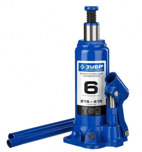 Домкрат  6,0 т ЗУБР, h=215-415 мм 