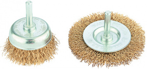 Набор щеток для дрели со шпильками 2 шт.