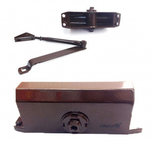 Доводчик дверной 40-65кг, коричневый, морозостойкий МЕТРО