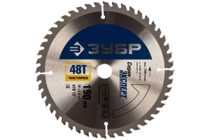 Диск (круг) пильный  ЗУБР "ЭКСПЕРТ" 190*20(48Т)