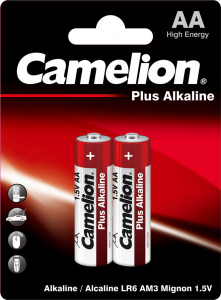 Батарейка CAMELION Plus Alkaline LR6-BP2 AA (2шт)