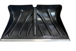 Лопата снеговая 500*335мм, пластм., алюм. пл., без черен., МОРОЗКО