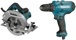 Набор электроинструментов Makita DK0118 (DF0300, HS7600)