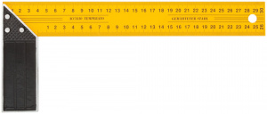 Угольник столярный желтый 300мм