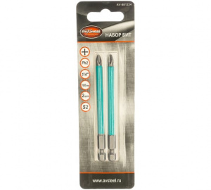 Бита PH №2, 100мм AV Steel, 2шт