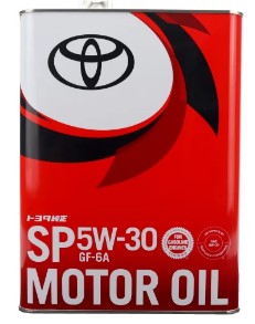 Масло моторное 4л. TOYOTA 5W30 SP/SN