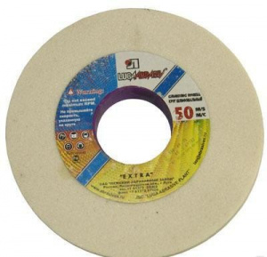 Круг (диск) шлифовальный 150*16*12,7 25А F40 K-L (40H) СМ1,СМ2  БЕЛЫЙ