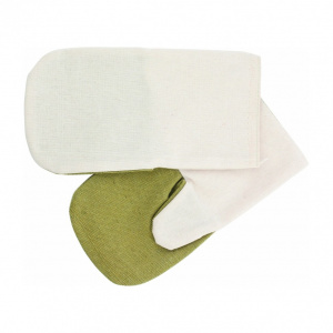 Рукавицы рабочие х/б с брезентовым наладонником, 2 размер, Россия