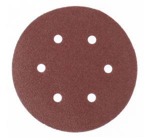 Круг абразивный на ворс. основе 150мм  P60 MATRIX перфорированный