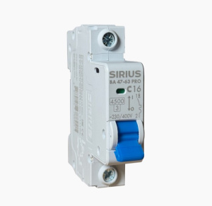 Автоматический выключатель ВА 47-63 PRO 1P 50А (С) 4,5кА Sirius