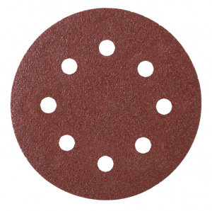 Круг абразивный под "липучку" с отверстиями 125мм Р100 MAKITA