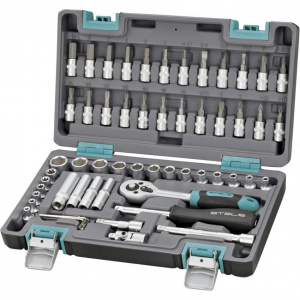 Набор инструмента STELS  57 предметов 1/4"  Сr-V, 