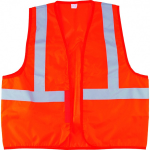 Жилет MATRIX/СИБРТЕХ сигнальный, оранжевый, размер XХL (52-54) (89514)
