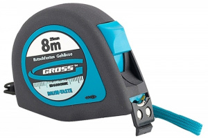 Рулетка  8м*25 мм GROSS Nylon