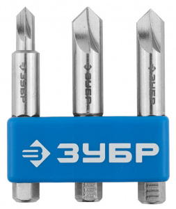 Набор экстракторов ЗУБР, для выкручивания крепежа с износом граней шлица 95%, 3пр.