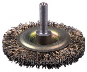 Щетка-крацовка дисковая д/дрели 60 мм со шпилькой