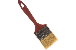 Кисть плоская  63мм  STAYER "UNIVERSAL-MASTER" пластм. ручка, натур. щетина