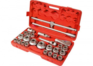 Набор торцевых головок Matrix 21-65 мм., квадрат 3/4"-1" 26 предметов