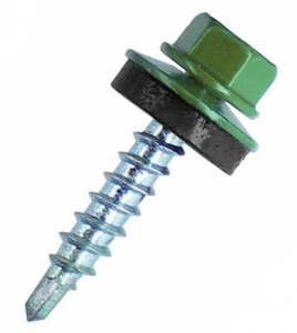 Кровельный саморез 4,8*35 (зеленый опал) RAL 6026