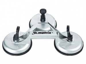 Стеклодомкрат тройной MATRIX, алюминиевый