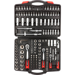 Набор инструмента ЗУБР "МАСТЕР" 150 предметов 1/2", 3/8", 1/4", Сr-V