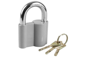 Замок навесной 75мм STAYER "MASTER", дисковый механизм секрета