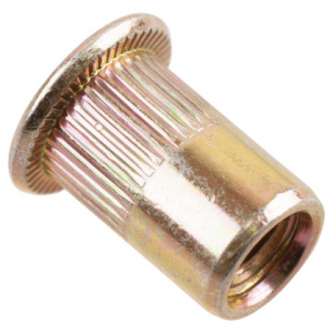 Заклепка резьбовая РИФЛЕНАЯ, станд.бортик М12,0*L 25,2мм*d 15,9мм*D 21,7мм CN1-CB-S