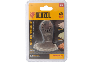 Насадка-лезвие пазовая сегментная по камню и плитке DiA 60мм DENZEL