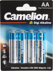 Батарейка CAMELION Digi Alkaline LR6-BP4DG AA (4шт)
