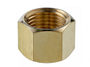 Гайка накидная М16х1,5 правая, латунь