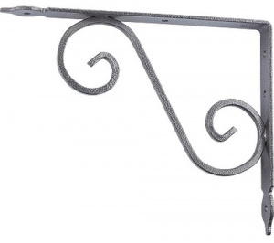 Кронштейн декоративный 145х110х25х3мм СИБРТЕХ, темно-серый