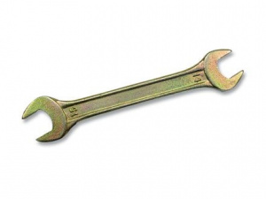 Ключ рожковый 14*15 СИБРТЕХ желтый цинк