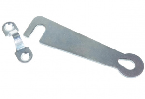 Крючок дверной КД-75, цинк