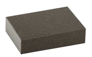 Губка для шлифования 100х68х26мм, средняя жесткость, Р80, ЗУБР «МАСТЕР»
