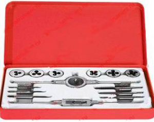 Набор метчиков и плашек М3-М10, 14 предм., MATRIX "MASTER"