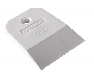 Шпатель резиновый 60 мм, белый ЗУБР