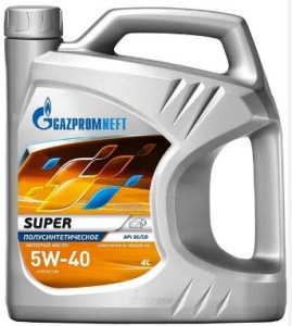 Масло моторное 4л GAZPROMNEFT SUPER 5W-40 API SG/CD