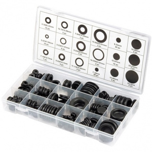 Набор сальников, D 6,35 - 25,4 мм, 125 предметов