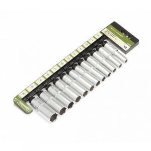 Набор головок удлин. дюйм. 6-гр. 1/2" 12 шт ДЕЛО ТЕХНИКИ