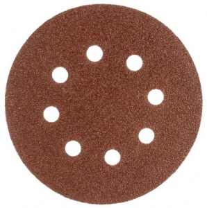 Круг абразивный на ворс. основе 125мм  P40 MATRIX перфорированный