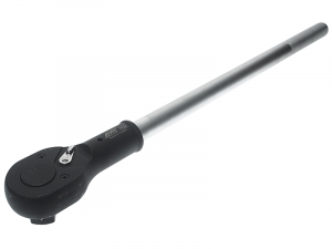 Трещотка 1" JTC 24 зубцовая с металлической рукояткой, 660мм