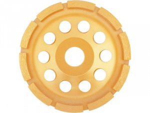 Чашка алмазная зачистная, 125мм,однорядная,MATRIX