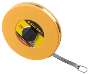 Мерная лента 30м*10 мм STAYER "MASTER", фиберглассовое полотно