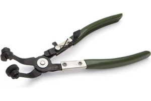 Клещи  220мм ДЕЛО ТЕХНИКИ для самозажимных хомутов с загнутыми губками