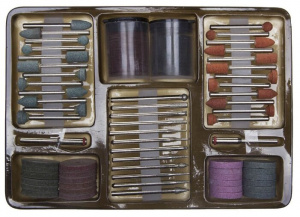 Набор мини-насадок STAYER "MASTER" для гравировальных машин, 134 предмета, пластиковый кейс